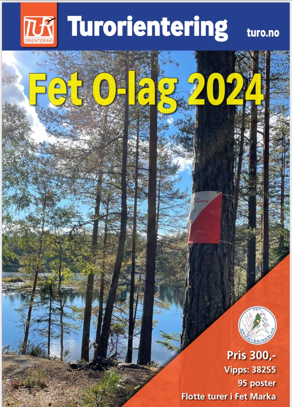 FET i Akershus byr på 95 poster i Fet Marka